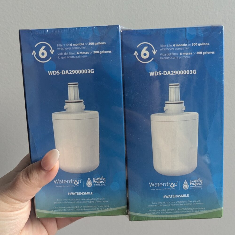 Waterdrop DA29-00003G Refrigerator Water Filter 2 Pack BWT